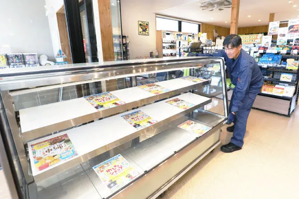 レンタル商品の設置作業